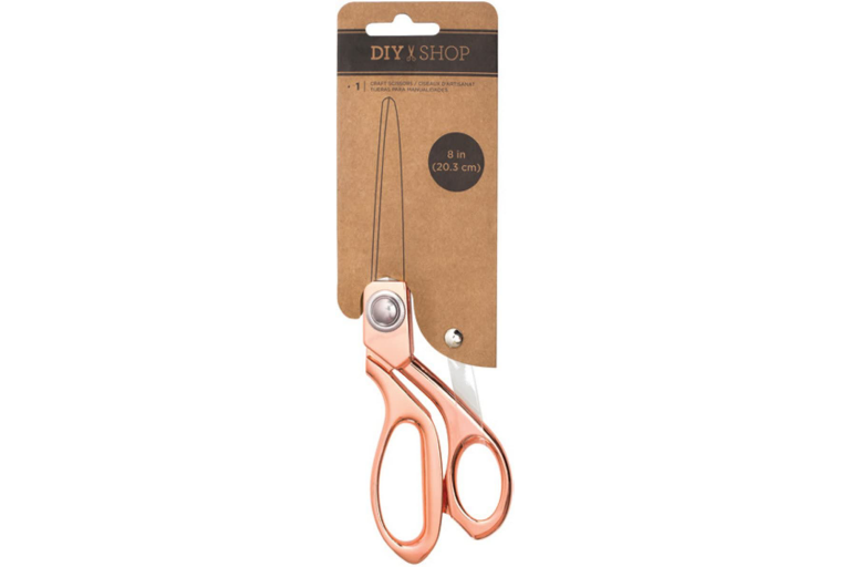 American Crafts DIY Shop 8 Inch Rose Gold Scissors