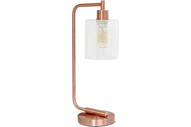 Rose Gold Antique Style Industrial Desk Lamp