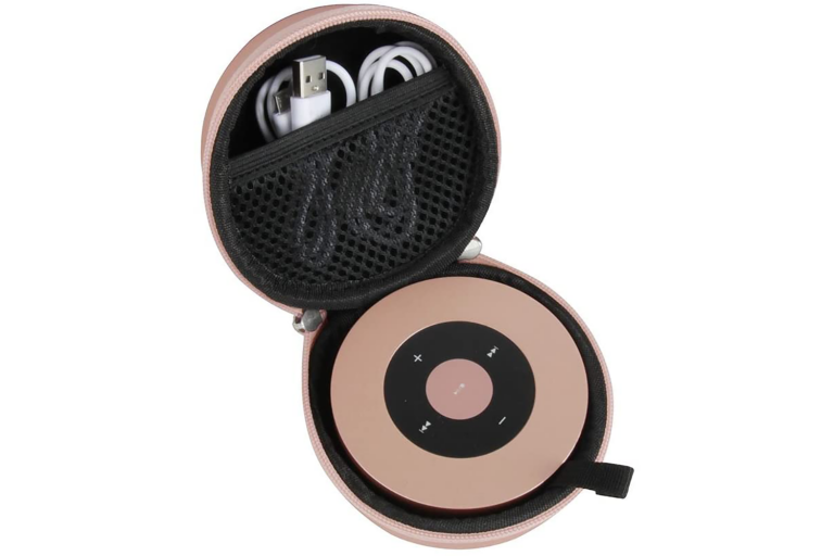 Rose Gold Hermitshell Hard Travel Case fits XLEADER:Nubwo SoundAngel