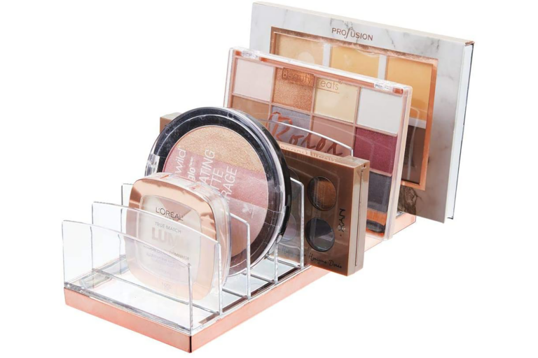 Rose Gold Cosmetic Storage Solution